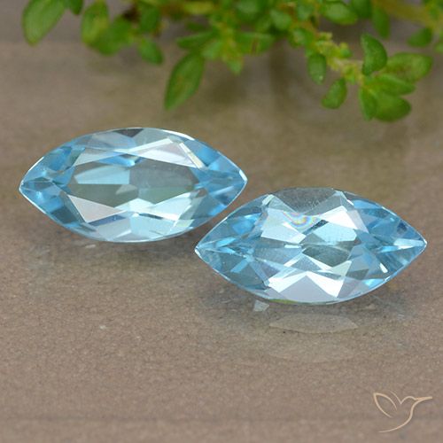 Shop natural 2.55ct スイスブルー トパーズ gems, マーキーズ, from ブラジル at GemSelect. In stock, global shipping!