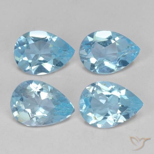 Shop natural 2.96ct スカイブルー トパーズ gems, 洋梨の形, from ブラジル at GemSelect. In stock, global shipping!