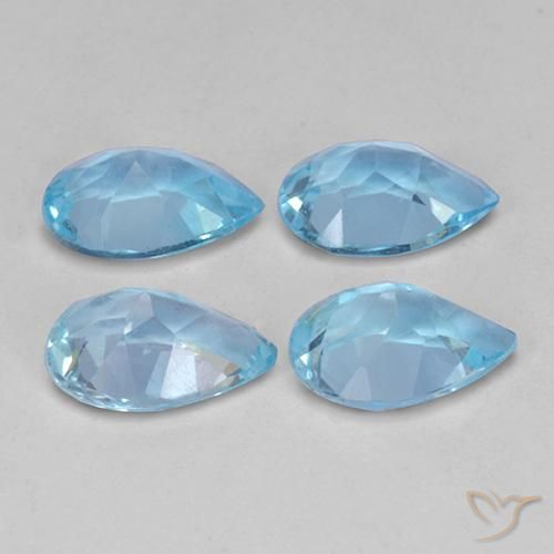 Shop natural 2.96ct スカイブルー トパーズ gems, 洋梨の形, from ブラジル at GemSelect. In stock, global shipping!