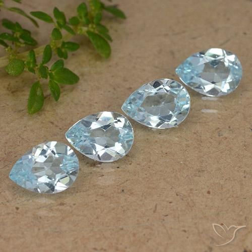 Shop natural 3.10ct スカイブルー トパーズ gems, 洋梨の形, from ブラジル at GemSelect. In stock, global shipping!