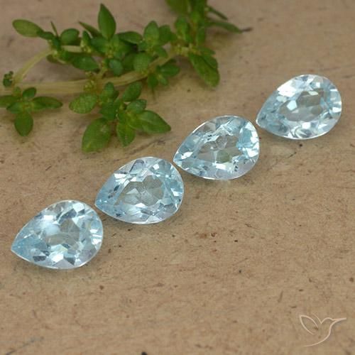 Shop natural 3.53ct スイスブルー トパーズ gems, 洋梨の形, from ブラジル at GemSelect. In stock, global shipping!