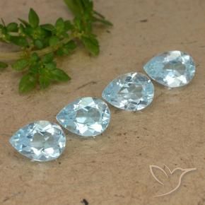 Shop natural 3.39ct スカイブルー トパーズ gems, 洋梨の形, from ブラジル at GemSelect. In stock, global shipping!