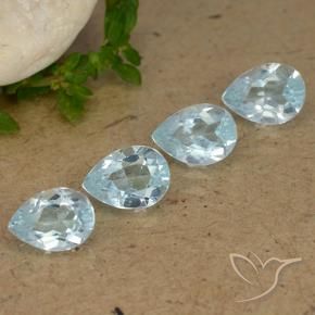 Shop natural 3.45ct スカイブルー トパーズ gems, 洋梨の形, from ブラジル at GemSelect. In stock, global shipping!