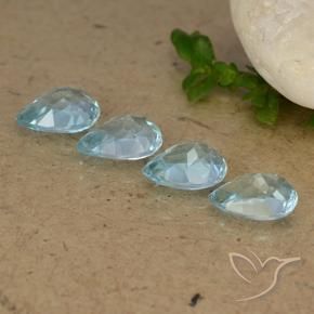 Shop natural 3.48ct スカイブルー トパーズ gems, 洋梨の形, from ブラジル at GemSelect. In stock, global shipping!