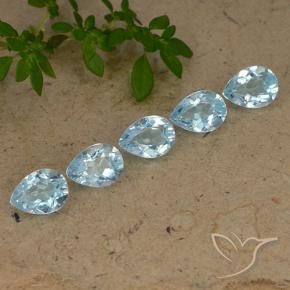 Shop natural 4.29ct スカイブルー トパーズ gems, 洋梨の形, from ブラジル at GemSelect. In stock, global shipping!
