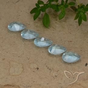 Shop natural 4.29ct スカイブルー トパーズ gems, 洋梨の形, from ブラジル at GemSelect. In stock, global shipping!