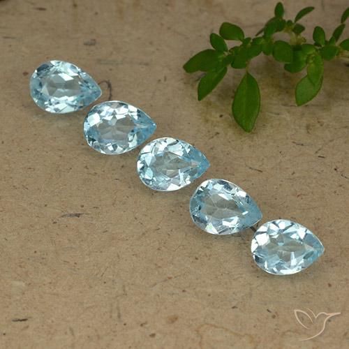 Shop natural 4.16ct スイスブルー トパーズ gems, 洋梨の形, from ブラジル at GemSelect. In stock, global shipping!
