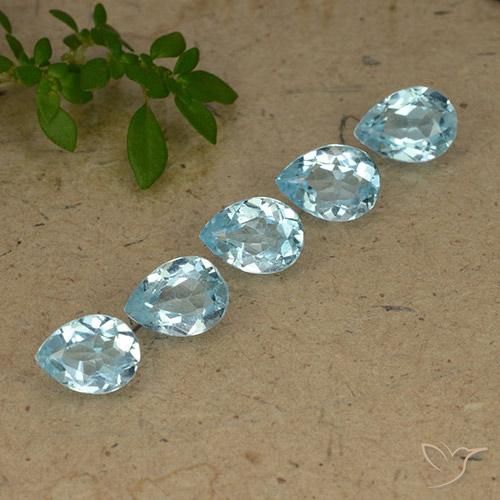 Shop natural 4.16ct スイスブルー トパーズ gems, 洋梨の形, from ブラジル at GemSelect. In stock, global shipping!