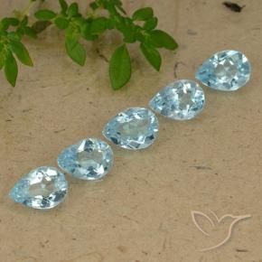 Shop natural 3.83ct スカイブルー トパーズ gems, 洋梨の形, from ブラジル at GemSelect. In stock, global shipping!