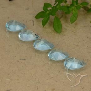 Shop natural 3.83ct スカイブルー トパーズ gems, 洋梨の形, from ブラジル at GemSelect. In stock, global shipping!