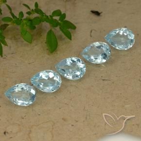 Shop natural 4.41ct スカイブルー トパーズ gems, 洋梨の形, from ブラジル at GemSelect. In stock, global shipping!