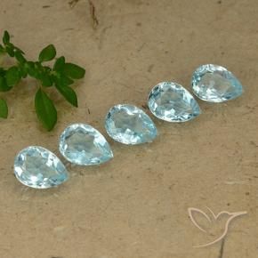 Shop natural 4.43ct スカイブルー トパーズ gems, 洋梨の形, from ブラジル at GemSelect. In stock, global shipping!