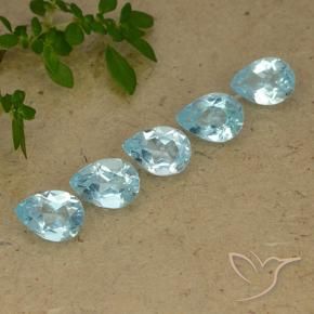 Shop natural 3.74ct スカイブルー トパーズ gems, 洋梨の形, from ブラジル at GemSelect. In stock, global shipping!