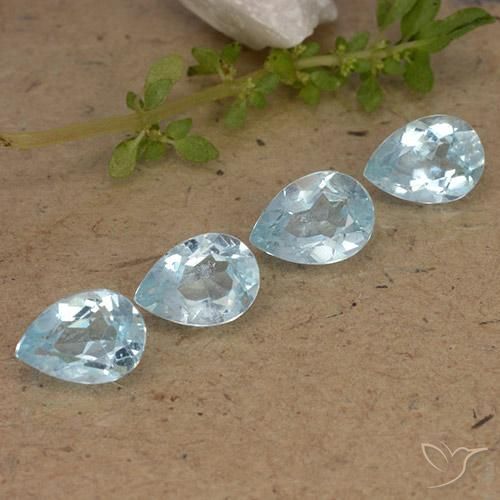 Shop natural 3.49ct スカイブルー トパーズ gems, 洋梨の形, from ブラジル at GemSelect. In stock, global shipping!