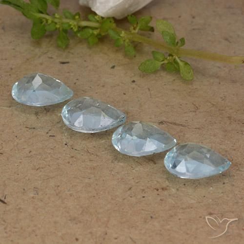 Shop natural 3.49ct スカイブルー トパーズ gems, 洋梨の形, from ブラジル at GemSelect. In stock, global shipping!