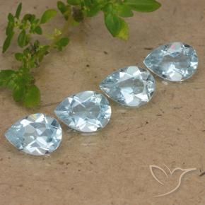 Shop natural 3.45ct スカイブルー トパーズ gems, 洋梨の形, from ブラジル at GemSelect. In stock, global shipping!