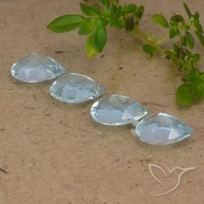 Shop natural 3.45ct スカイブルー トパーズ gems, 洋梨の形, from ブラジル at GemSelect. In stock, global shipping!