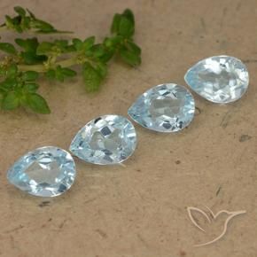 Shop natural 3.58ct スカイブルー トパーズ gems, 洋梨の形, from ブラジル at GemSelect. In stock, global shipping!