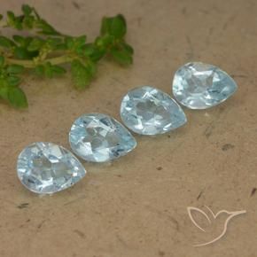 Shop natural 3.53ct スカイブルー トパーズ gems, 洋梨の形, from ブラジル at GemSelect. In stock, global shipping!
