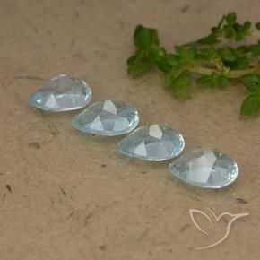 Shop natural 3.53ct スカイブルー トパーズ gems, 洋梨の形, from ブラジル at GemSelect. In stock, global shipping!
