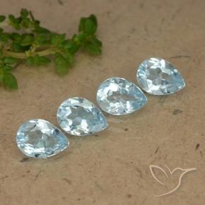 Shop natural 3.42ct スカイブルー トパーズ gems, 洋梨の形, from ブラジル at GemSelect. In stock, global shipping!