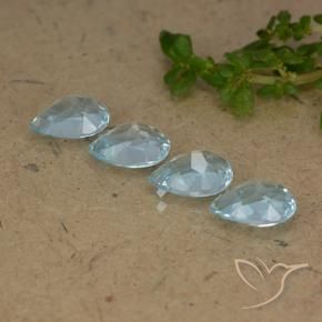 Shop natural 3.42ct スカイブルー トパーズ gems, 洋梨の形, from ブラジル at GemSelect. In stock, global shipping!