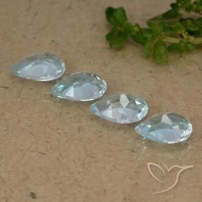 Shop natural 3.41ct スカイブルー トパーズ gems, 洋梨の形, from ブラジル at GemSelect. In stock, global shipping!
