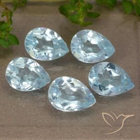 Shop natural 4.28ct スカイブルー トパーズ gems, 洋梨の形, from ブラジル at GemSelect. In stock, global shipping!