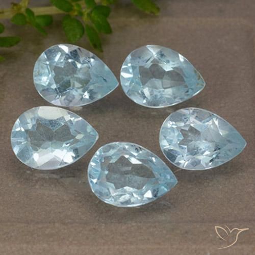Shop natural 4.19ct スカイブルー トパーズ gems, 洋梨の形, from ブラジル at GemSelect. In stock, global shipping!