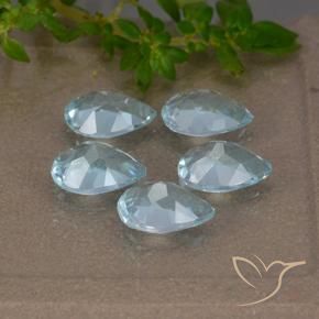 Shop natural 3.92ct スカイブルー トパーズ gems, 洋梨の形, from ブラジル at GemSelect. In stock, global shipping!