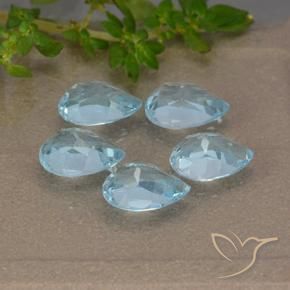 Shop natural 4.33ct スカイブルー トパーズ gems, 洋梨の形, from ブラジル at GemSelect. In stock, global shipping!