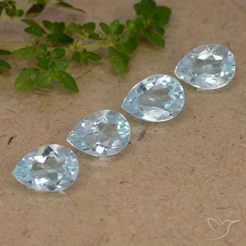 Shop natural 3.18ct スカイブルー トパーズ gems, 洋梨の形, from ブラジル at GemSelect. In stock, global shipping!