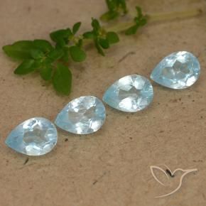 Shop natural 3.19ct スカイブルー トパーズ gems, 洋梨の形, from ブラジル at GemSelect. In stock, global shipping!