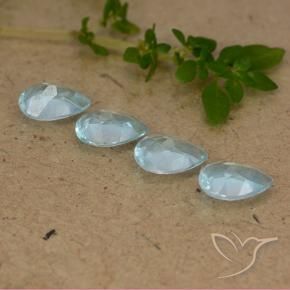 Shop natural 3.19ct スカイブルー トパーズ gems, 洋梨の形, from ブラジル at GemSelect. In stock, global shipping!