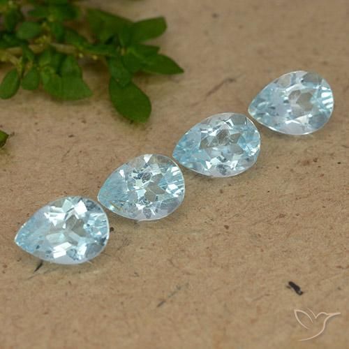 Shop natural 3.09ct スカイブルー トパーズ gems, 洋梨の形, from ブラジル at GemSelect. In stock, global shipping!