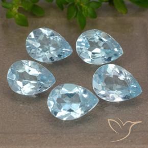 Shop natural 4.12ct スカイブルー トパーズ gems, 洋梨の形, from ブラジル at GemSelect. In stock, global shipping!