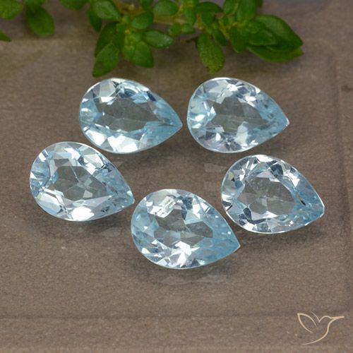 Shop natural 4.05ct スカイブルー トパーズ gems, 洋梨の形, from ブラジル at GemSelect. In stock, global shipping!