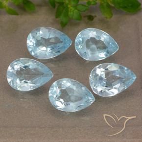 Shop natural 4.36ct スカイブルー トパーズ gems, 洋梨の形, from ブラジル at GemSelect. In stock, global shipping!