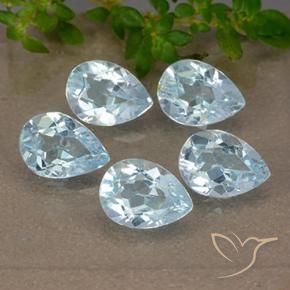 Shop natural 3.99ct スカイブルー トパーズ gems, 洋梨の形, from ブラジル at GemSelect. In stock, global shipping!