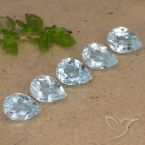 Shop natural 4.24ct スカイブルー トパーズ gems, 洋梨の形, from ブラジル at GemSelect. In stock, global shipping!
