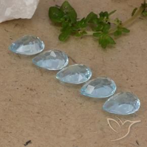Shop natural 4.20ct スカイブルー トパーズ gems, 洋梨の形, from ブラジル at GemSelect. In stock, global shipping!