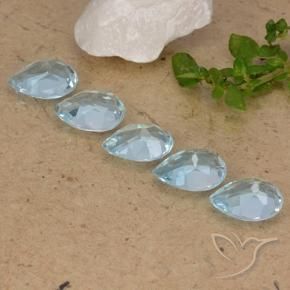 Shop natural 4.16ct スカイブルー トパーズ gems, 洋梨の形, from ブラジル at GemSelect. In stock, global shipping!