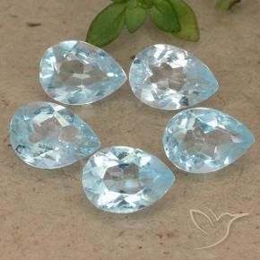 Shop natural 3.95ct スカイブルー トパーズ gems, 洋梨の形, from ブラジル at GemSelect. In stock, global shipping!