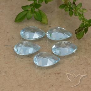 Shop natural 3.97ct スカイブルー トパーズ gems, 洋梨の形, from ブラジル at GemSelect. In stock, global shipping!