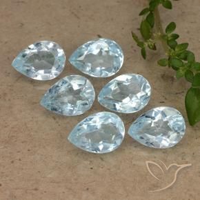 Shop natural 5.02ct スカイブルー トパーズ gems, 洋梨の形, from ブラジル at GemSelect. In stock, global shipping!