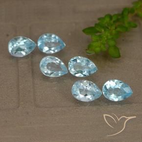 Shop natural 4.35ct スカイブルー トパーズ gems, 洋梨の形, from ブラジル at GemSelect. In stock, global shipping!