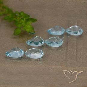 Shop natural 4.35ct スカイブルー トパーズ gems, 洋梨の形, from ブラジル at GemSelect. In stock, global shipping!