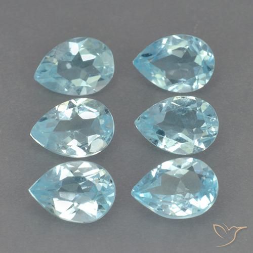 Shop natural 3.99ct スカイブルー トパーズ gems, 洋梨の形, from ブラジル at GemSelect. In stock, global shipping!