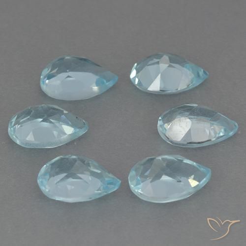 Shop natural 3.99ct スカイブルー トパーズ gems, 洋梨の形, from ブラジル at GemSelect. In stock, global shipping!