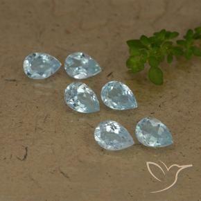 Shop natural 4.40ct スカイブルー トパーズ gems, 洋梨の形, from ブラジル at GemSelect. In stock, global shipping!